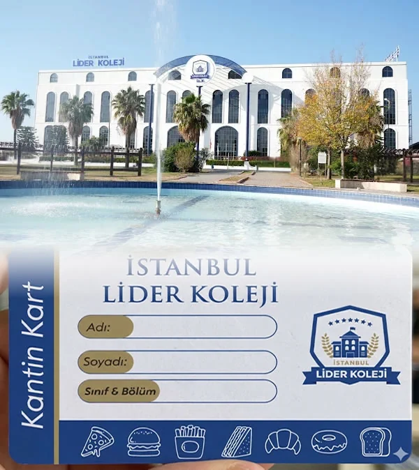 İstanbul Lider Koleji Adana Kampüsünde İmza Kantin Kart Sistemi