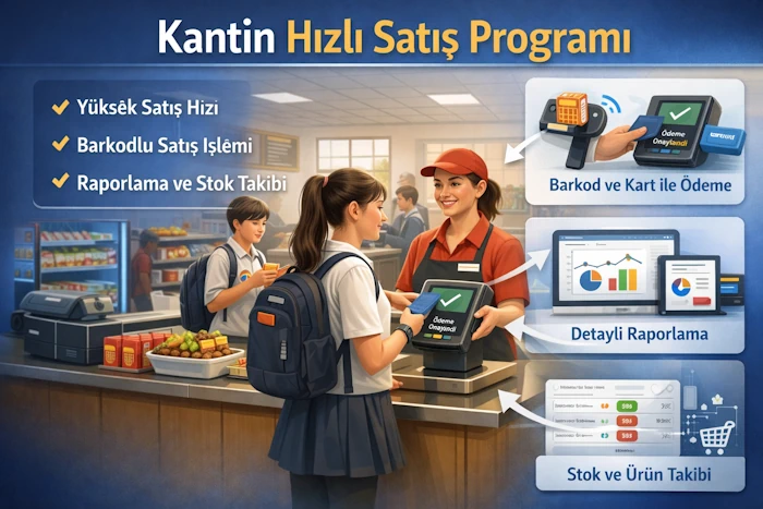 Kantin Hızlı Satış Programı Nedir? Okullar İçin En Verimli Satış Çözümü
