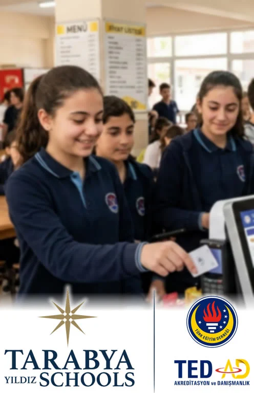 Tarabya Yıldız Schools da İmza Kantin Kart Sistemi