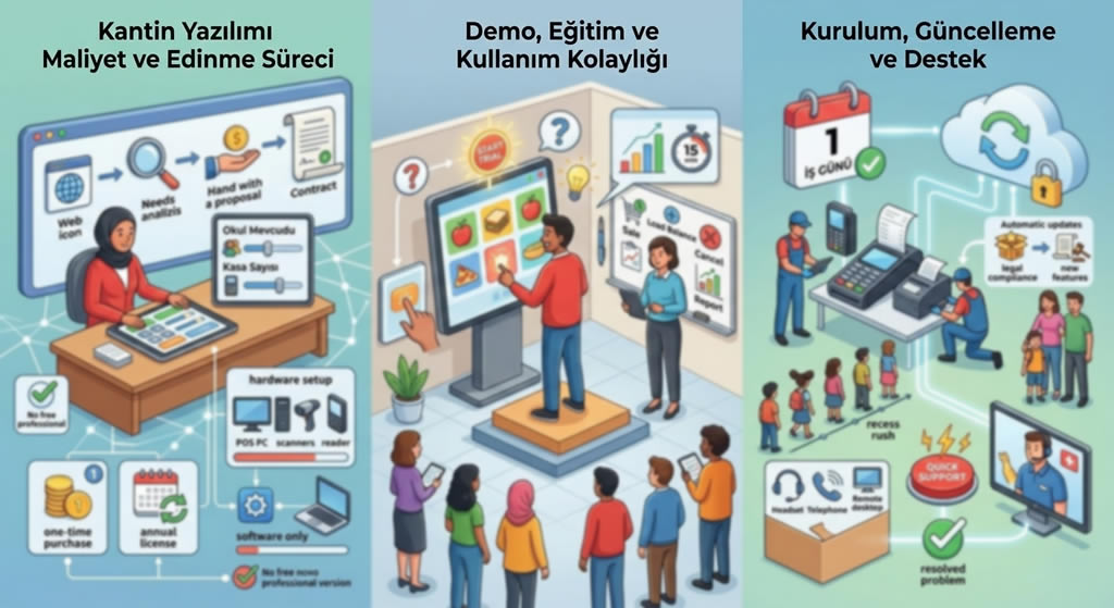 Kantin Yazılımı Maliyet ve Edinme Süreci