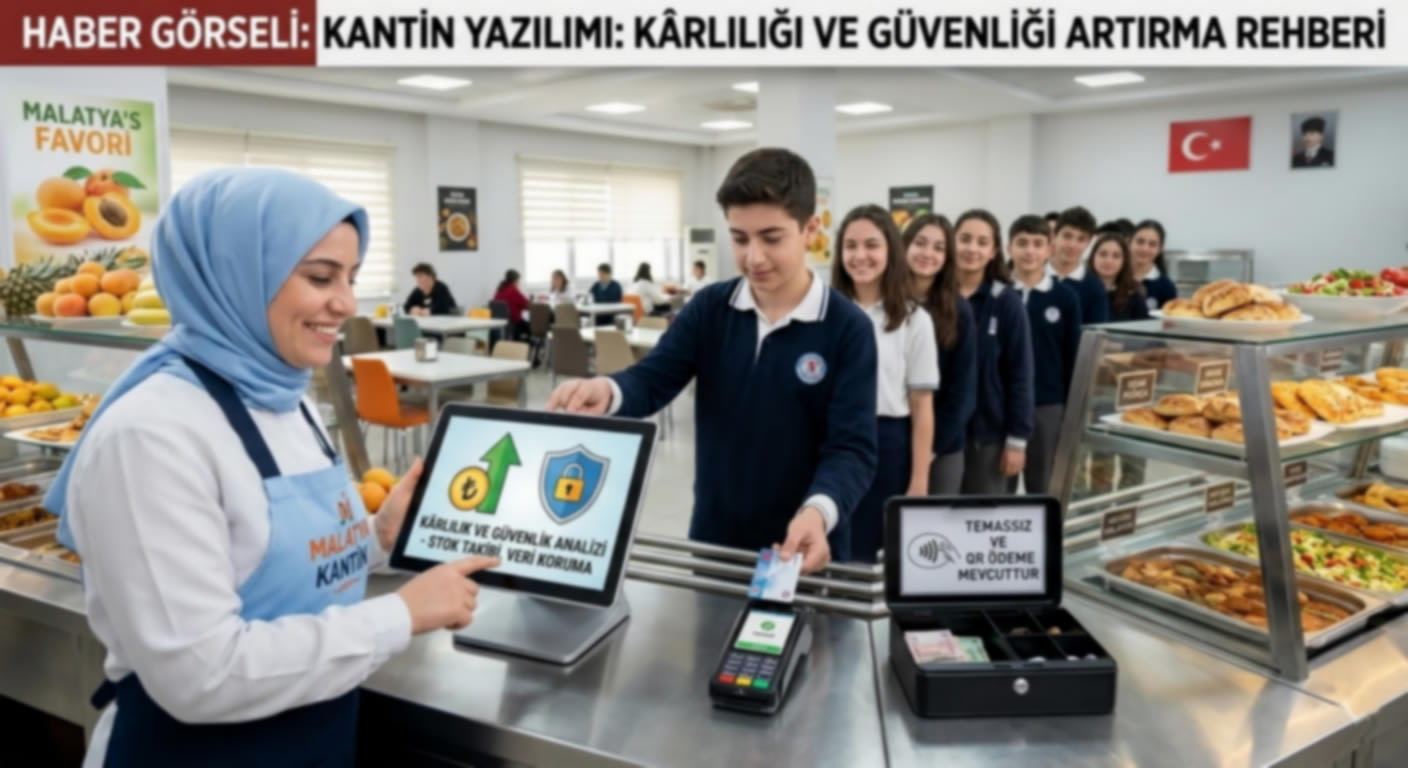 Kantin yazılımı ile modern kantin yönetimi ve dijital satış sistemi