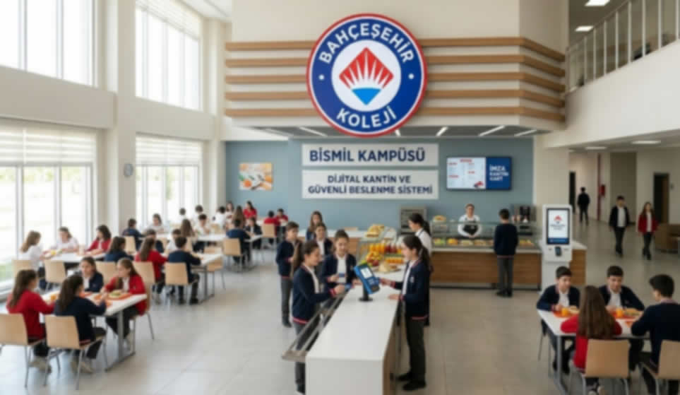 diyarbakir bismil bahcesehir koleji kantin kart sistemi